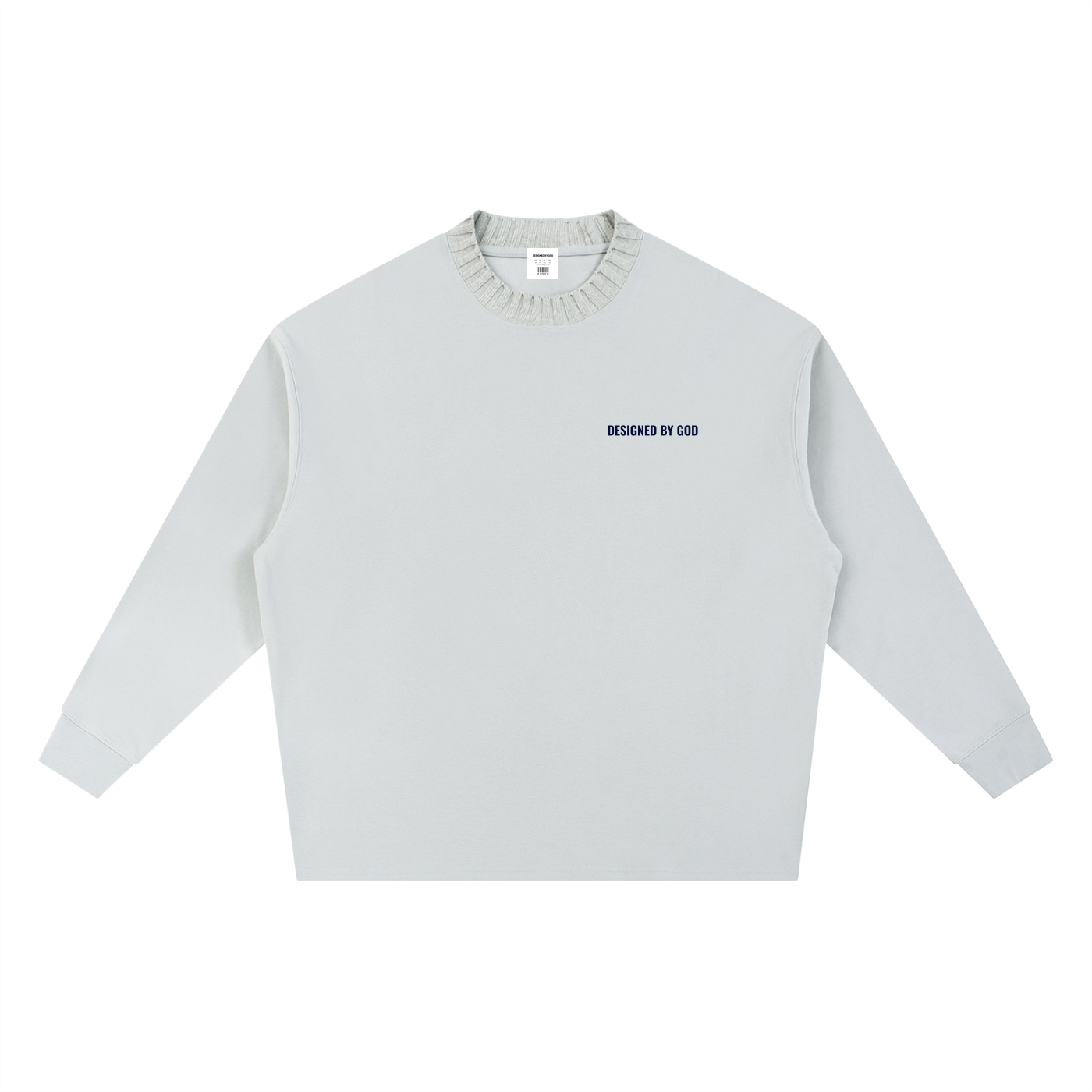 Knitted Round Neck Oversize Sweatshirt