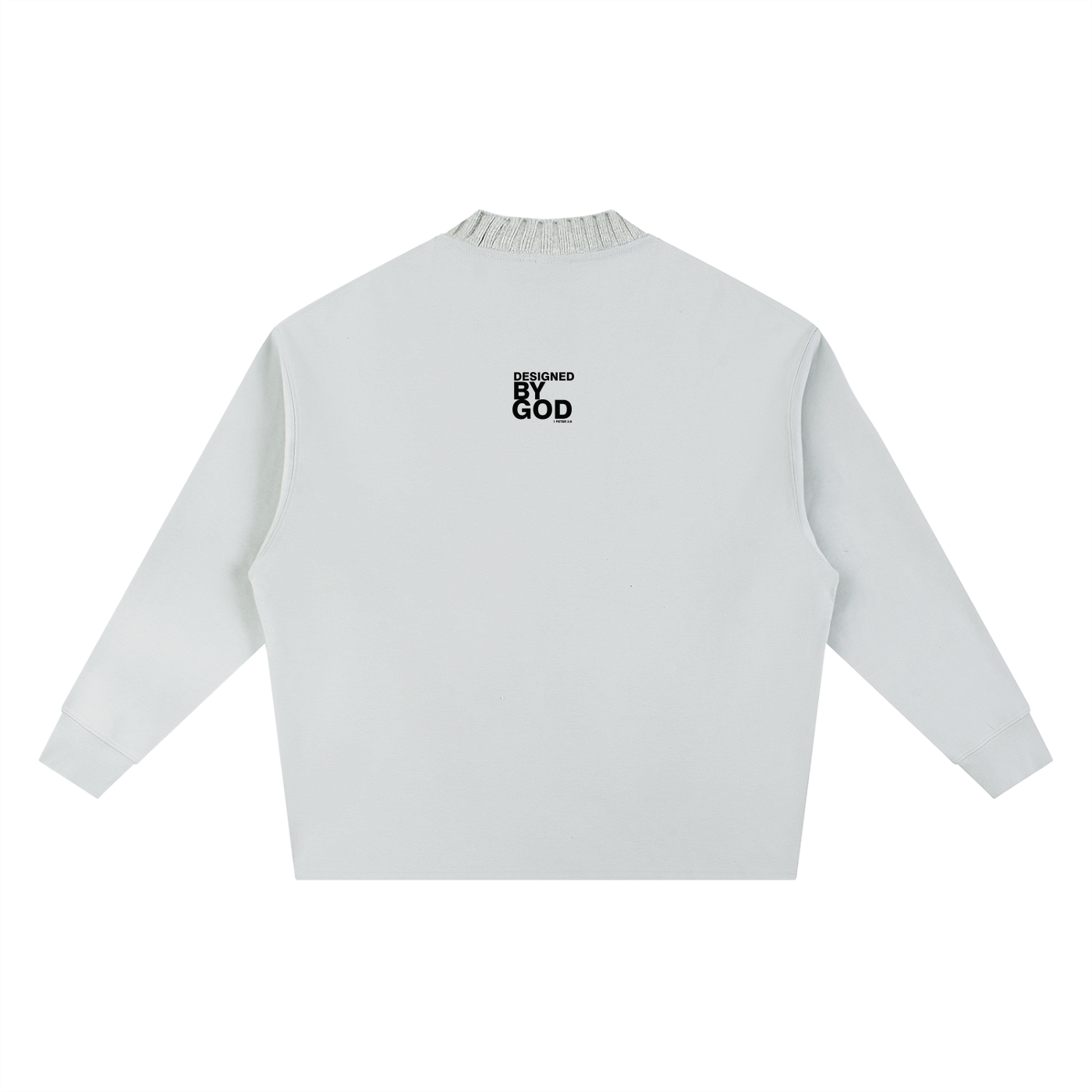 Knitted Round Neck Oversize Sweatshirt