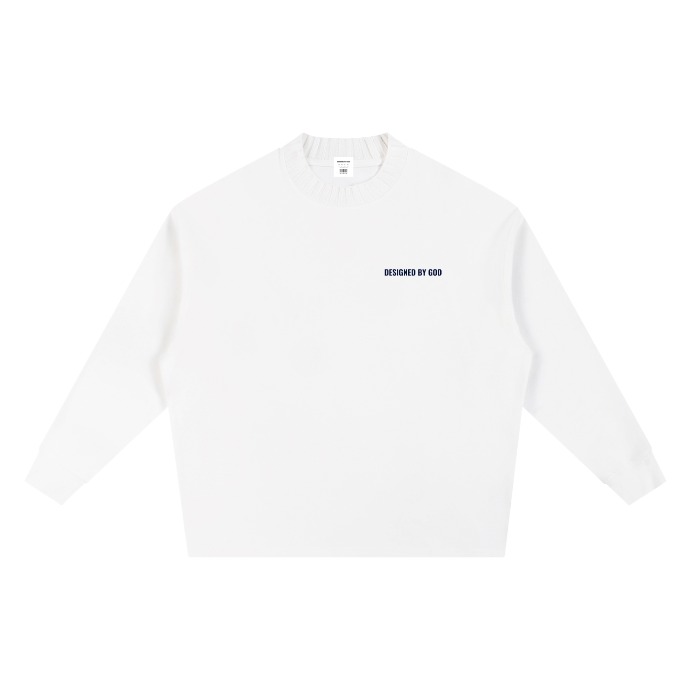 Knitted Round Neck Oversize Sweatshirt