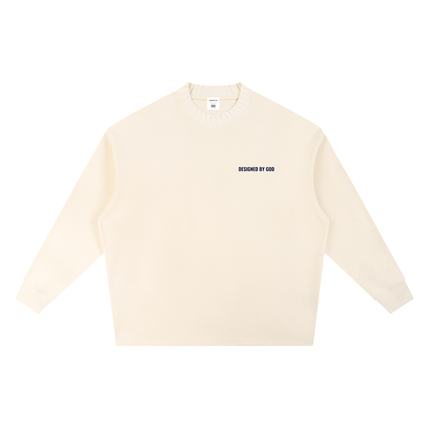 Knitted Round Neck Oversize Sweatshirt